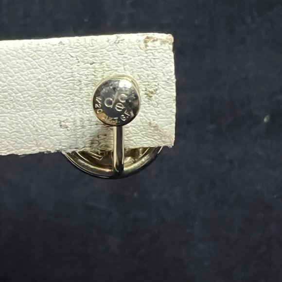 Vintage ICED 1/20 14K GF Faux Pearl Screw Back Earrings (2806) - Picture 6 of 8